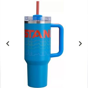 Stanley 30 oz. Quencher H2.0 FlowState Blue Red Multi Tumbler *Read Description